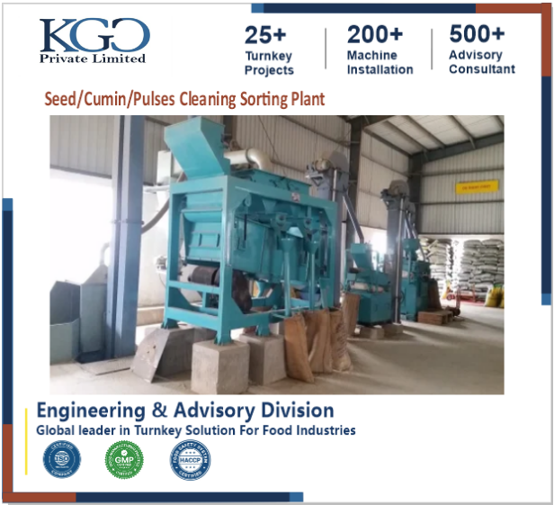 Seed / Cumin Cleaning & Sorting Plant Consultancy