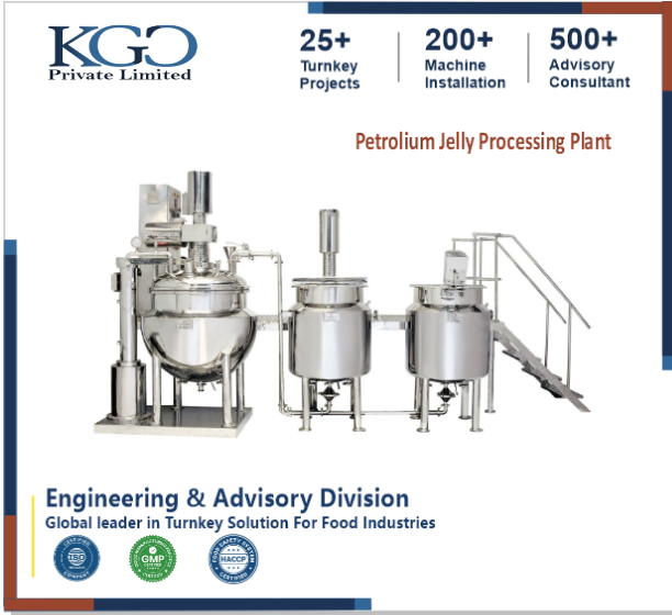 Petroleum Jelly Processing Plant Consultancy
