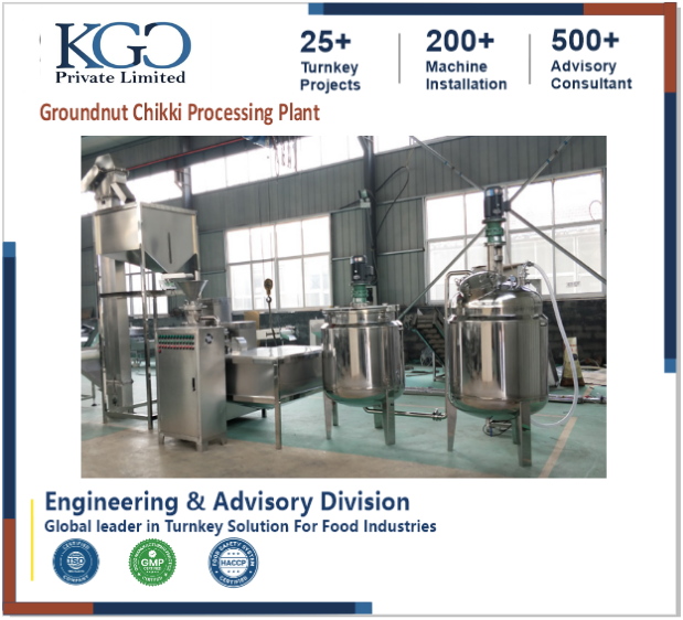 Groundnut Chikki Processing Plant Consultancy